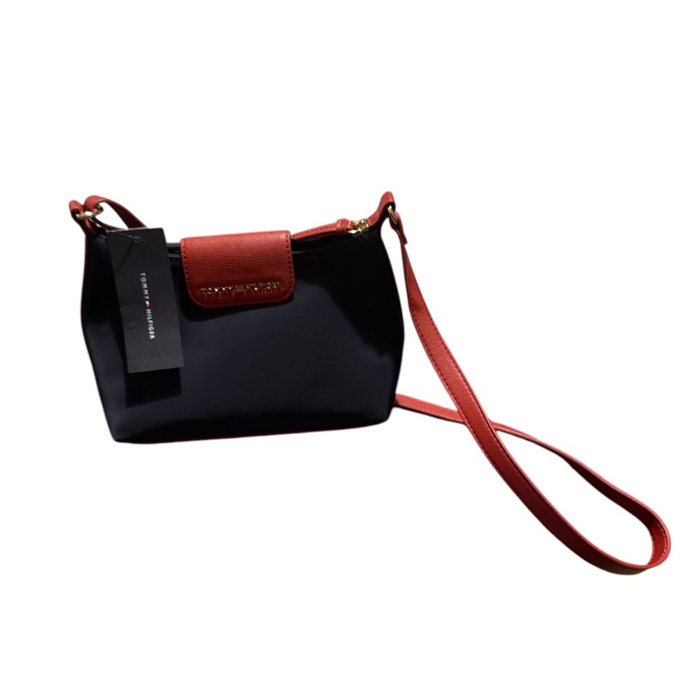Tommy Hilfiger dark blue and Red Women's Bag